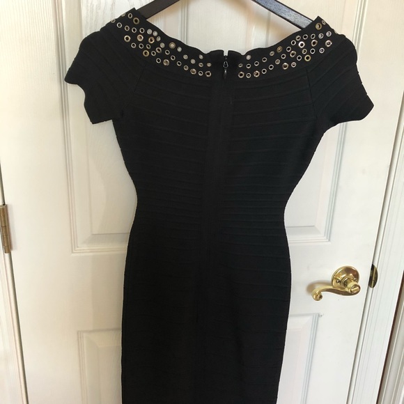 Herve Leger Black Bandage dress size xs - Picture 3 of 8